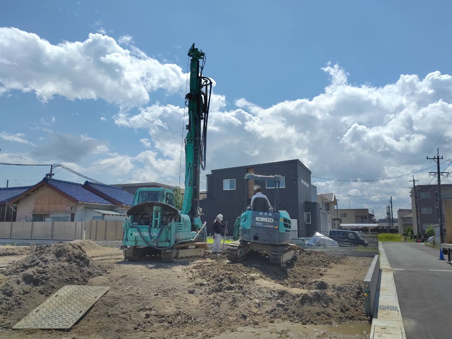 いよいよ担当住宅の基礎工事着工