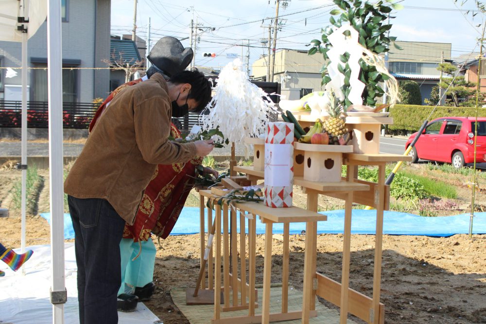 注文住宅の工事の始まり「地鎮祭」