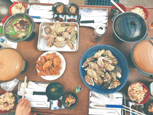 【釣り部番外編：カキを食らう】