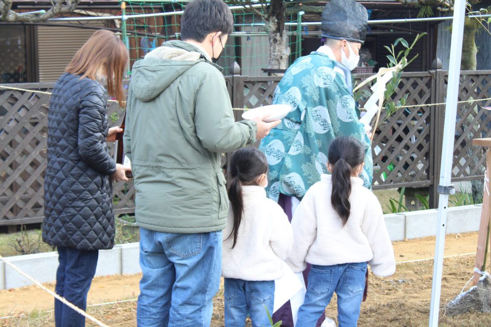 注文住宅の工事の始まり「地鎮祭」