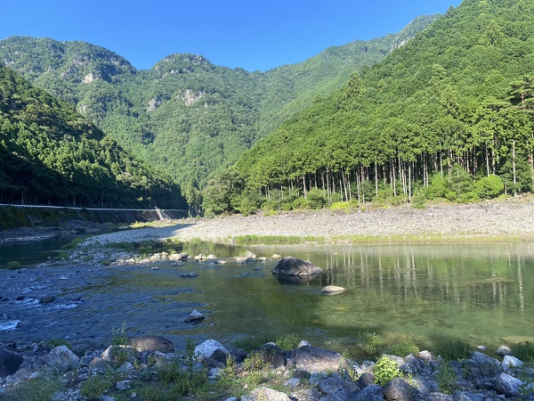 夏の終わりに大台町･宮川で川遊び