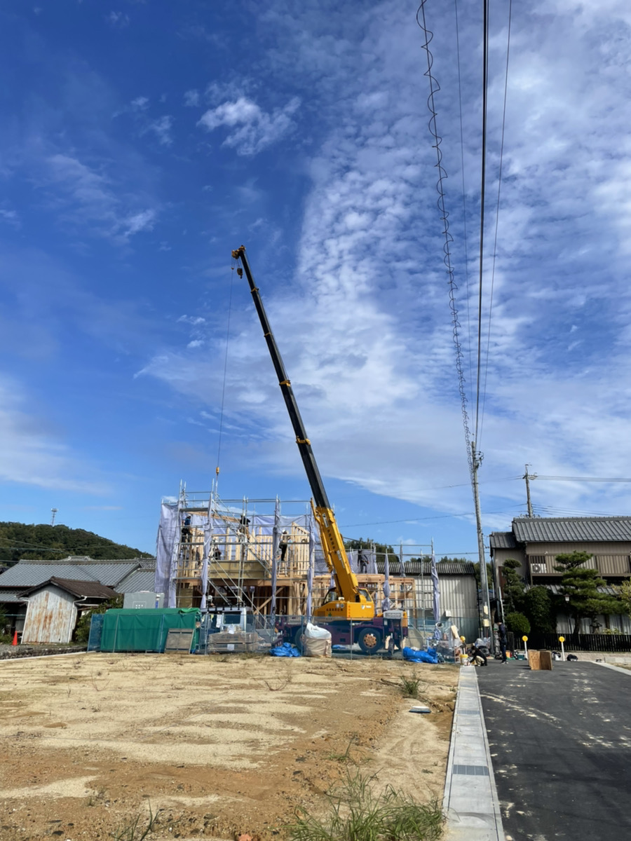 上棟式の様子 棟上げ 三重の注文住宅工務店ハウスクラフト