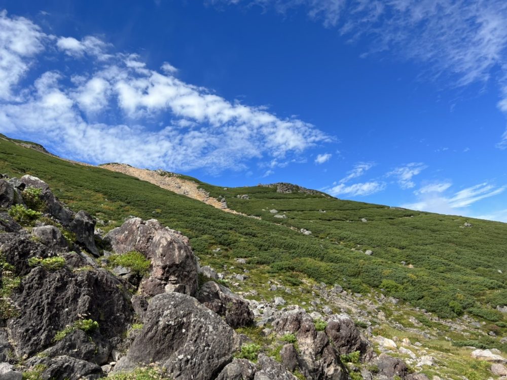 登山レポート　標高3026ｍの景色