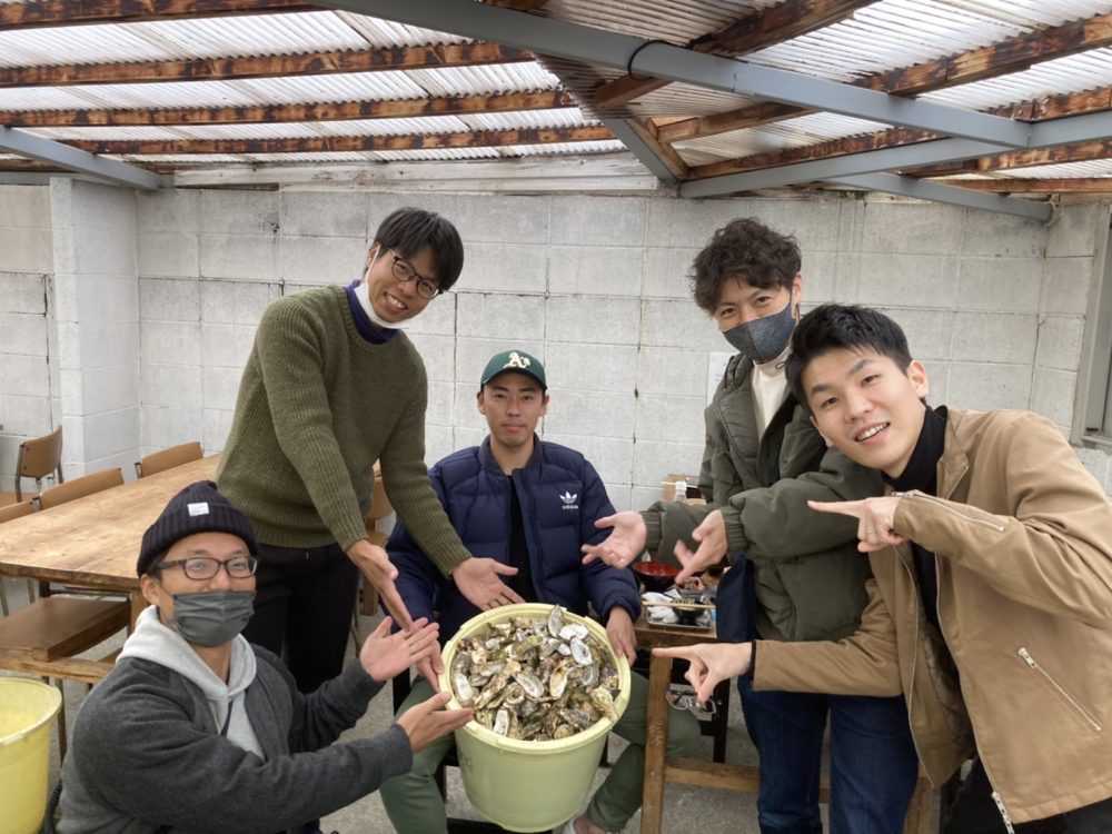 ハウスクラフト釣り部　毎年恒例カキツアー