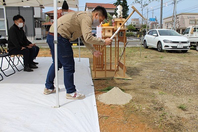 いよいよ始まる…！鈴鹿市でモデルハウス地鎮祭