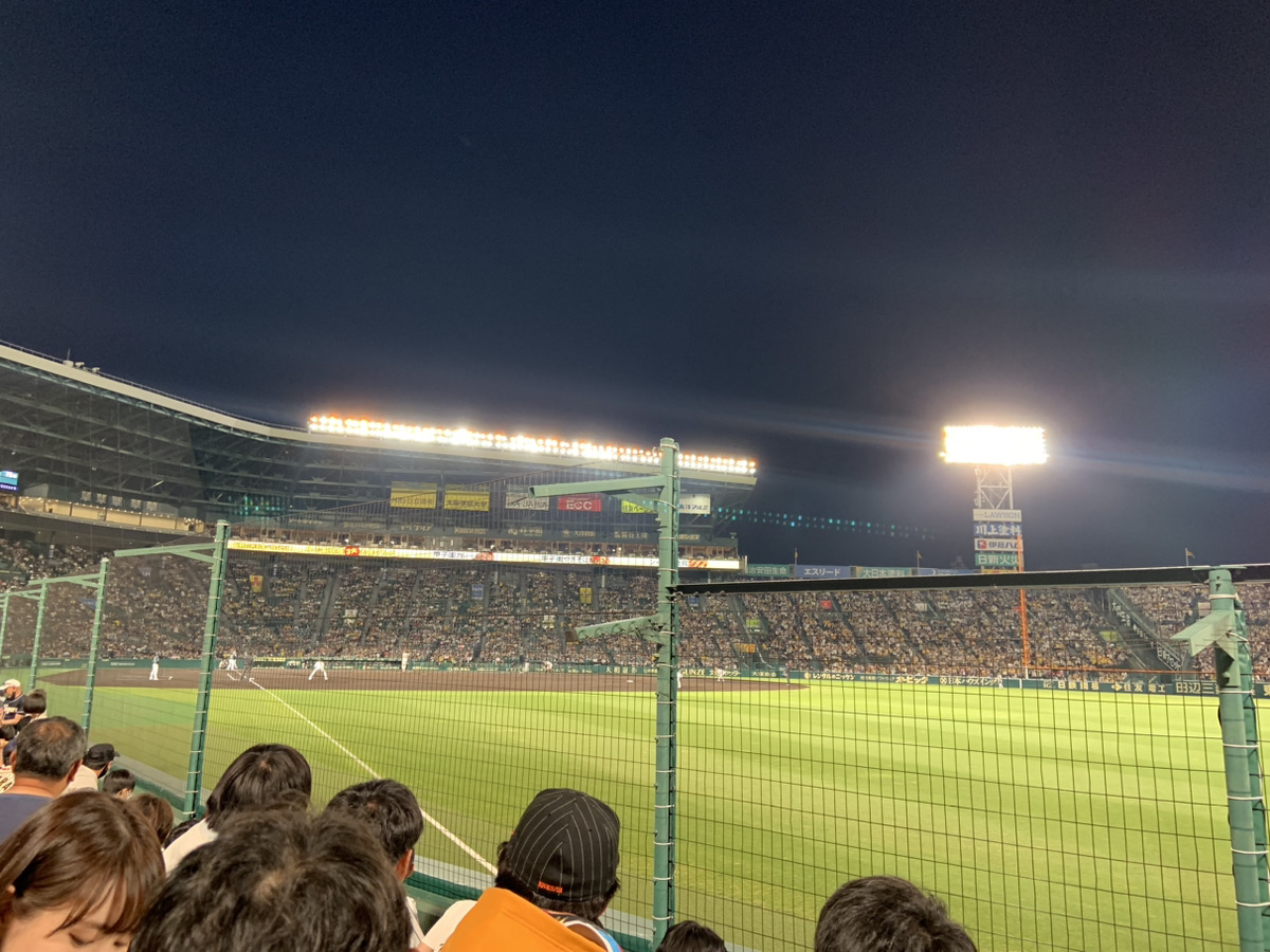 今年初の甲子園球場へ！