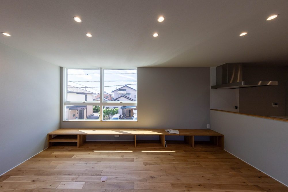 ハウスクラフトの建てる分譲住宅２階リビングのお家リビング