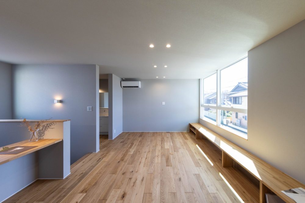 ハウスクラフトが建てる分譲住宅２階リビングのお家リビング