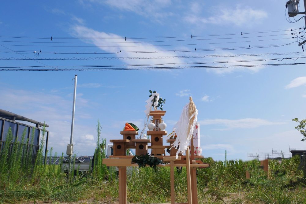 T様邸マイホームの地鎮祭を執り行いました✨