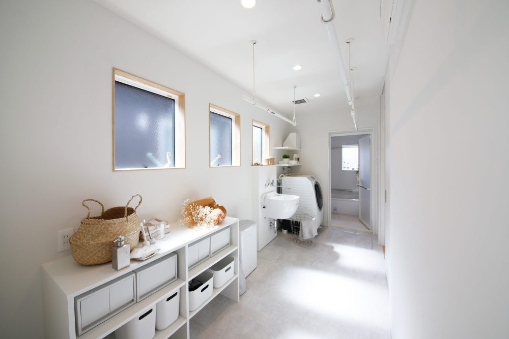 三重県の工務店ハウスクラフトが建てる平屋ランドリールーム