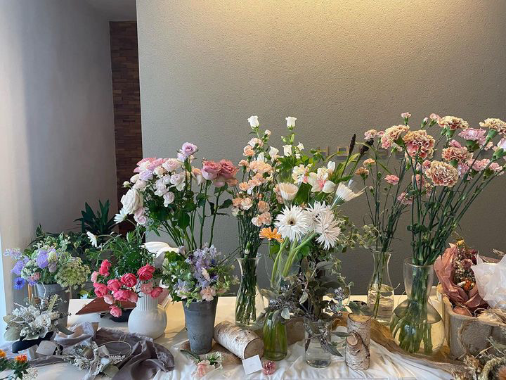 ハウスクラフト津総合展示場で開催されるマルシェし出店するお花