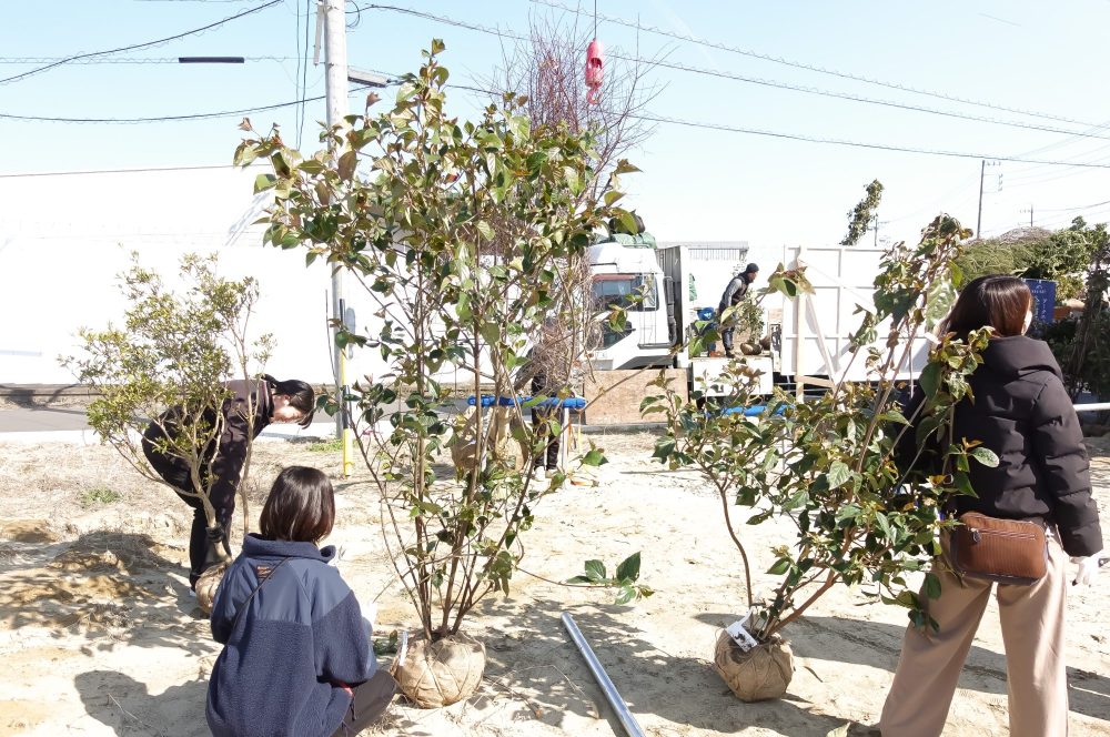 芸濃ガーデンの植栽ワークショップ