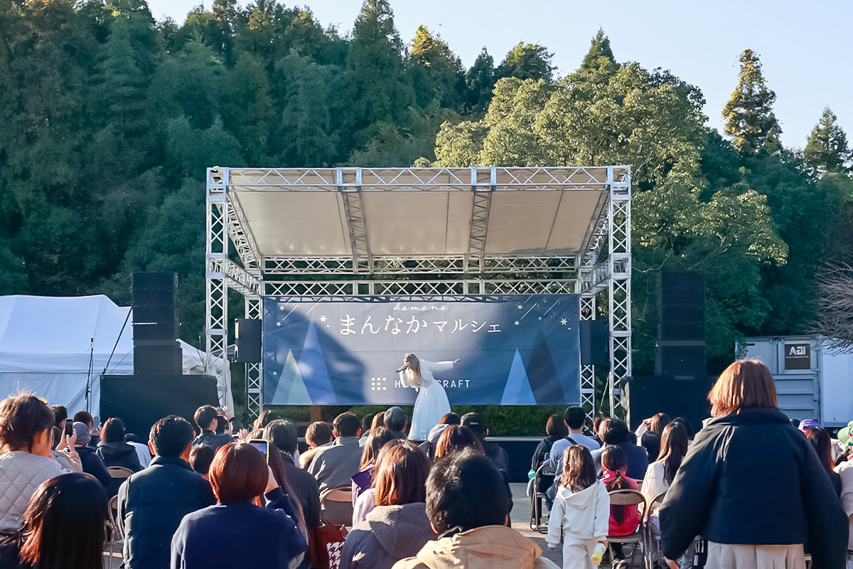 佐藤ゆみさんがまんなかマルシェに出演